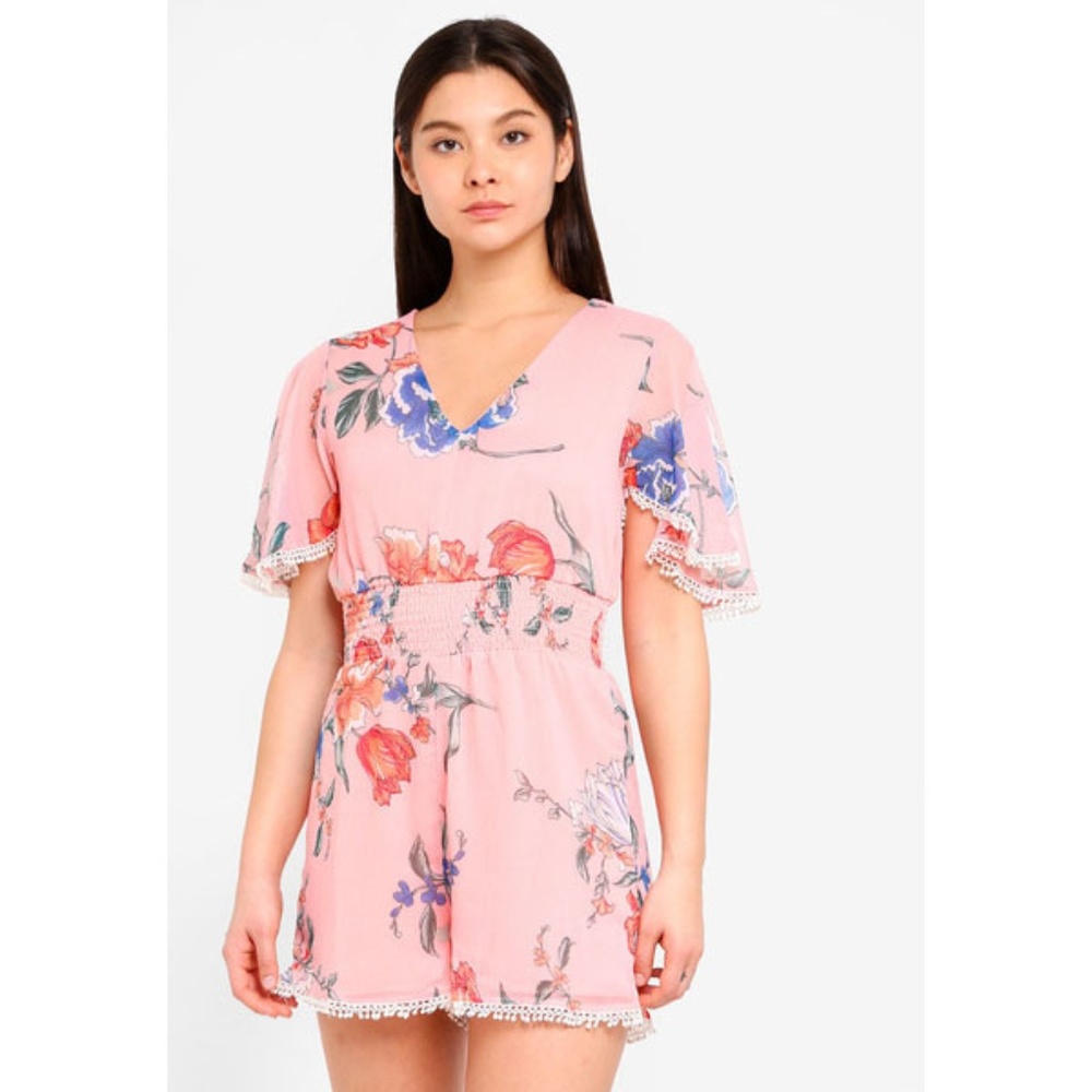 NWT 'Laura' Floral Romper